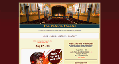 Desktop Screenshot of patriciatheatre.com
